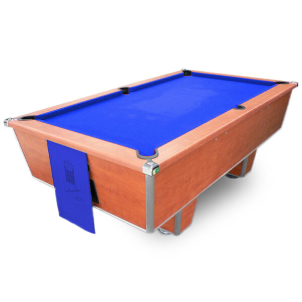 Domestic Cherry Blue United King Domestic Pool Table
