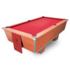 Domestic Cherry Red Pool Table - Domestic