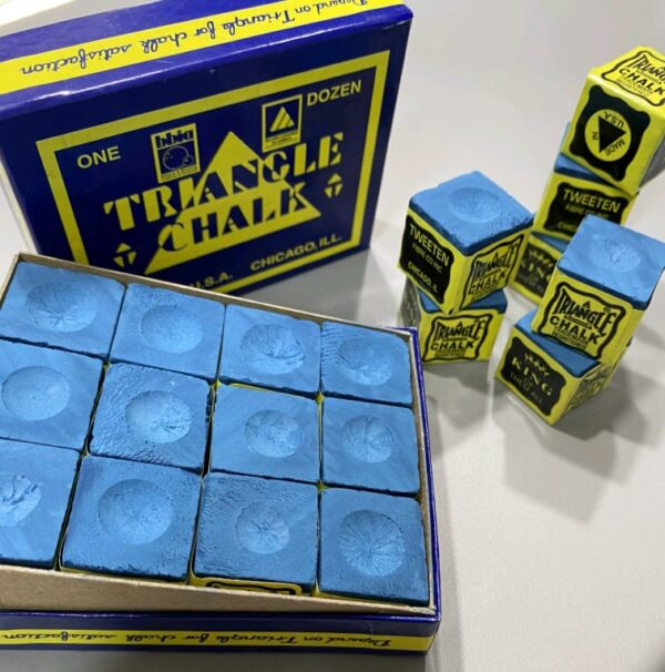 Triangle Blue Chalk Box of 12s