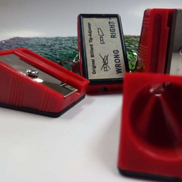 Cue tip shape sharpener