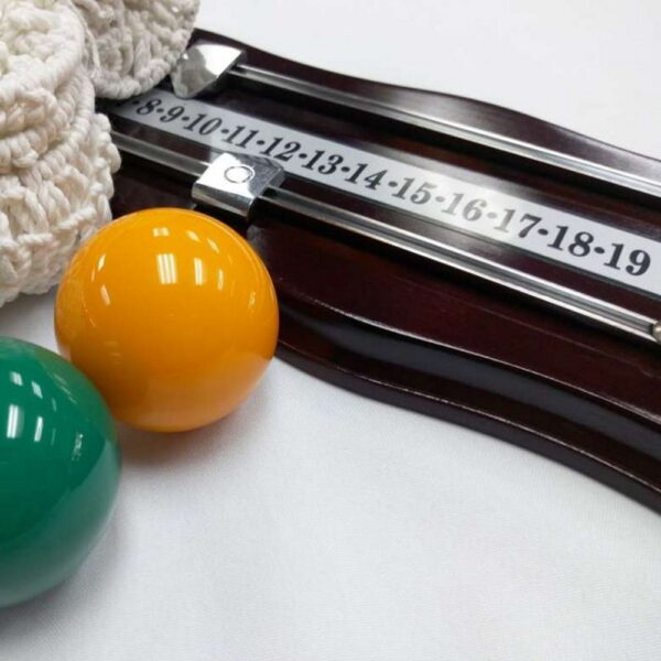 Wood snooker score board
