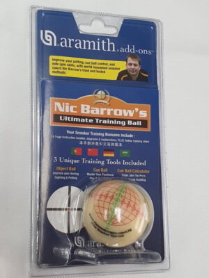 Aramith Ultimate Training Ball Nic Barrow
