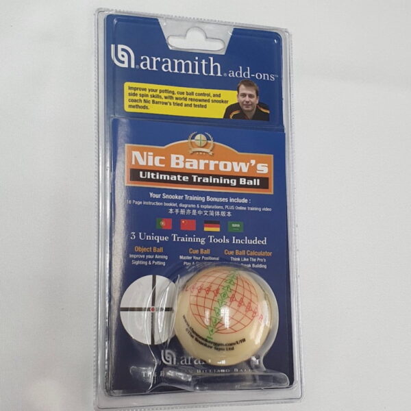 Aramith Ultimate Training Ball Nic Barrow Aramith Ultimate Training Ball Nic Barrow