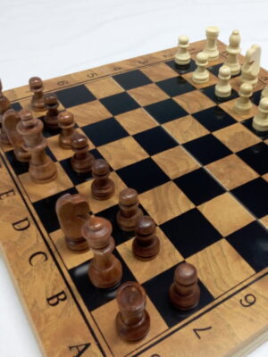 Chess set 3 in 1 Wooden Chessboard