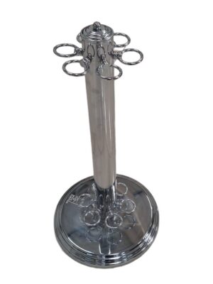 Cue Stand - 6 way Silver