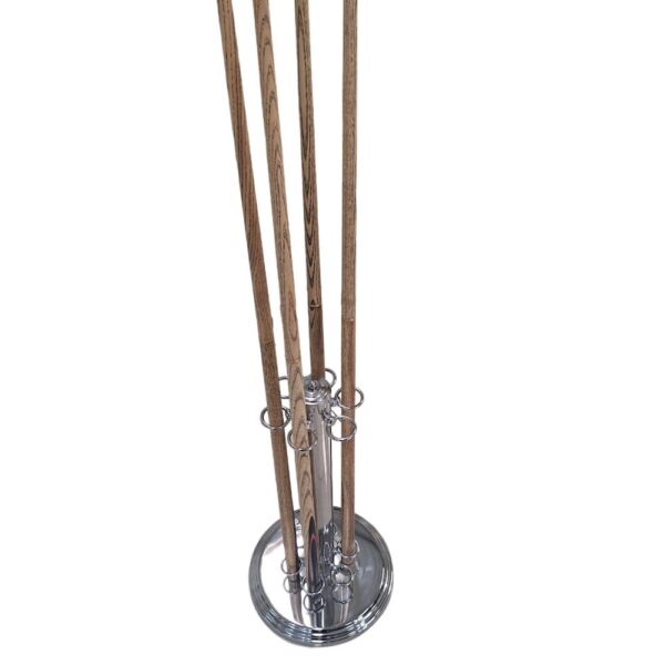 Cue Stand - 6 way Silver