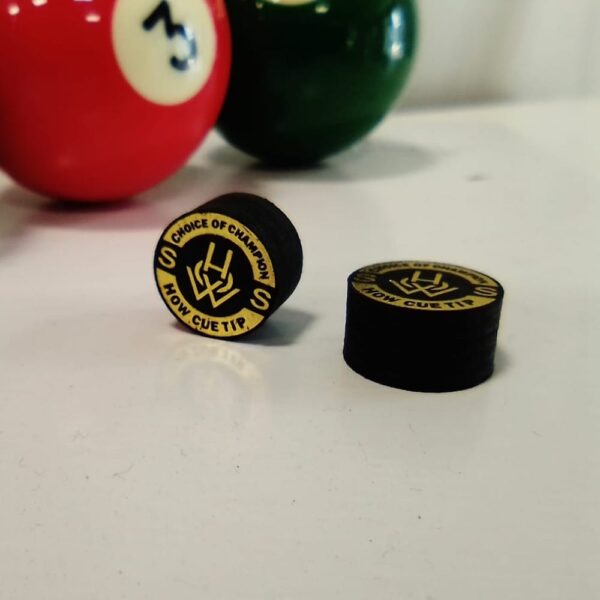 HOW Pool Tip Soft 1 HOW Pool Cue Tip Soft - 14mm