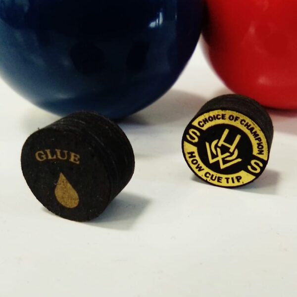 HOW Pool Tip Soft 3 HOW Pool Cue Tip Soft - 14mm