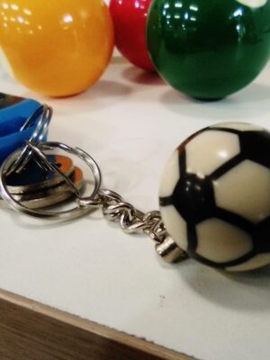 Keyring - Soccer Smiley