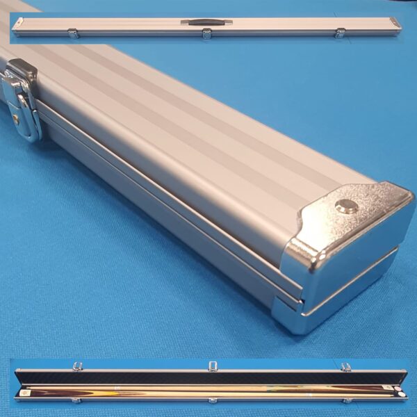 Aluminium (A08) 1 Piece Case - Holds 2 Cues