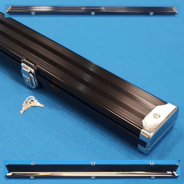 Aluminium (A08) 1 Piece Case - Holds 2 Cues