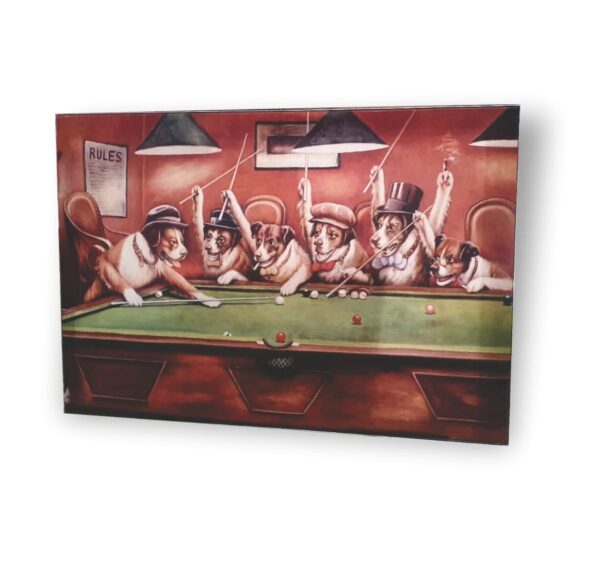 Aluminum frame with fabric print