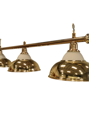 3 Head Glass + Gold Dome Light - Complete Set