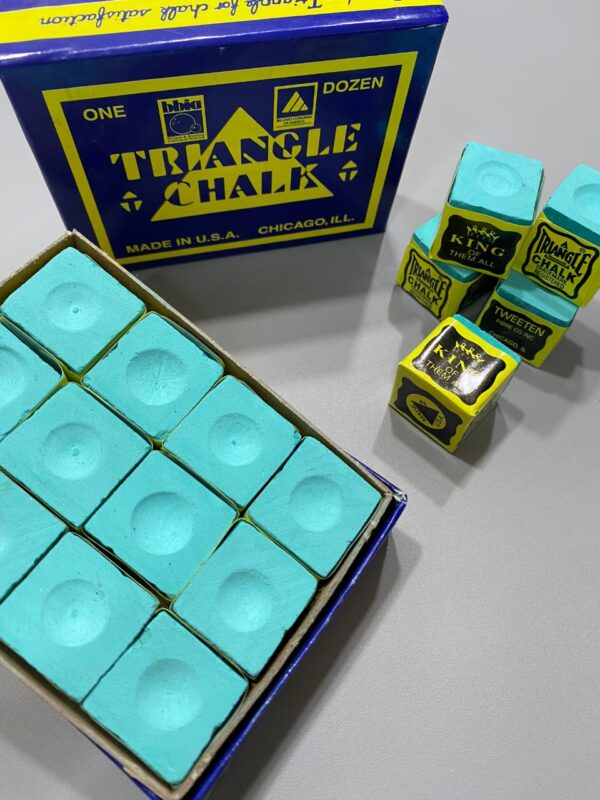 Triangle Green Chalk per block