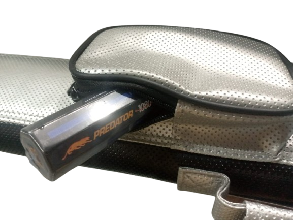 Oval cue tube- SILVER SUFER